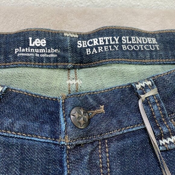 Lee Secretly Slender Barely Bootcut Jeans Size 14 - Picture 4 of 12